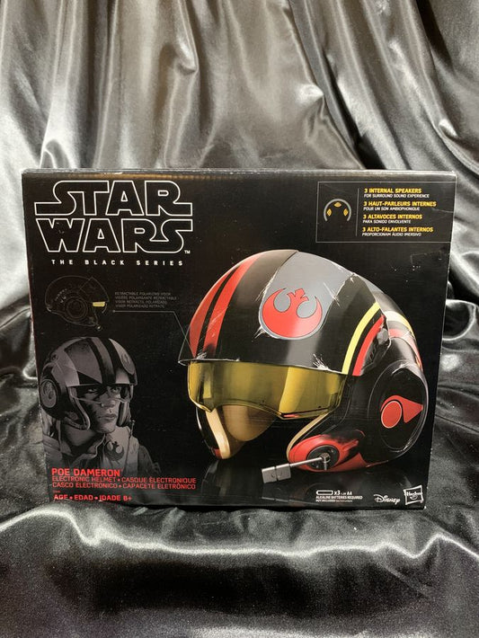 Hasbro Star Wars The Black Series Poe Dameron Electronic Helmet *READ