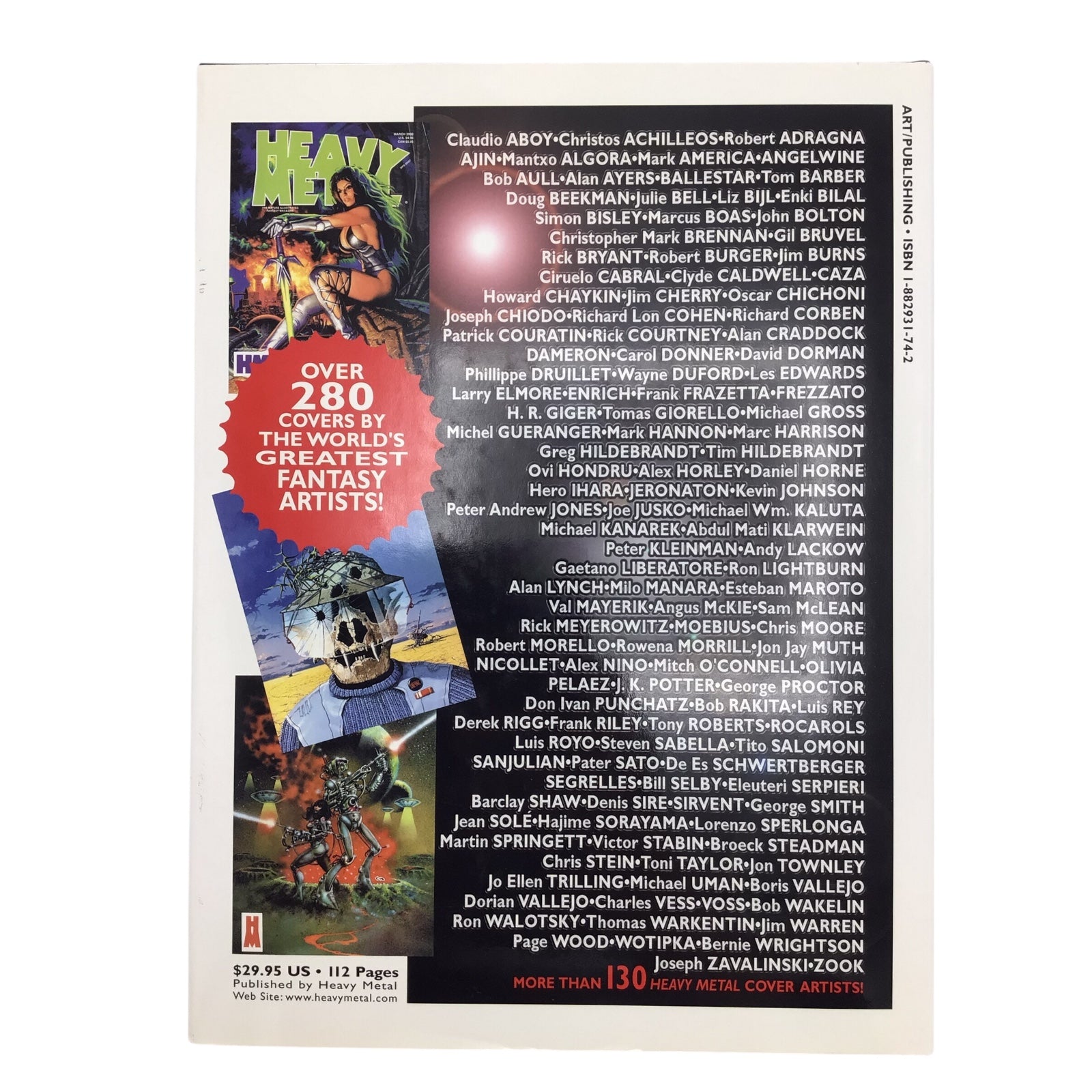 Heavy Metal: 25 Years of Classic Covers Hardcover – 2002