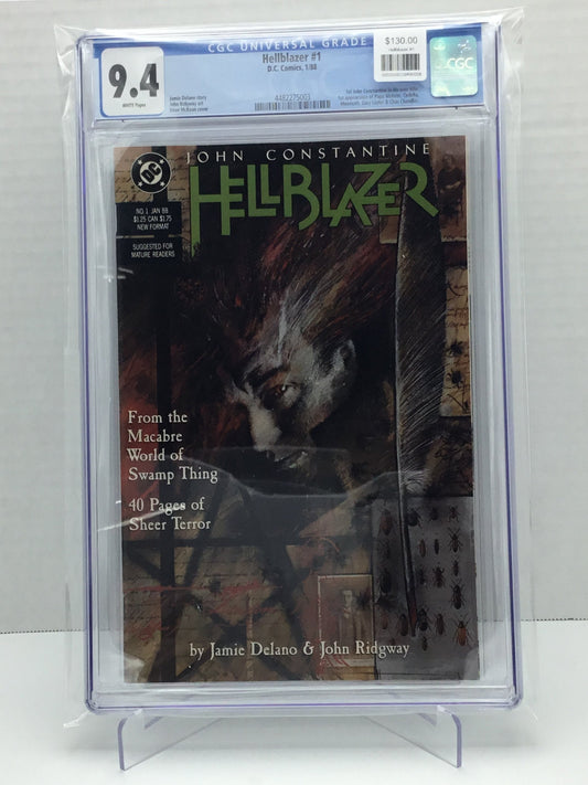 Hellblazer #1 (1988) - CGC 9.4 - featuring John Constantine!