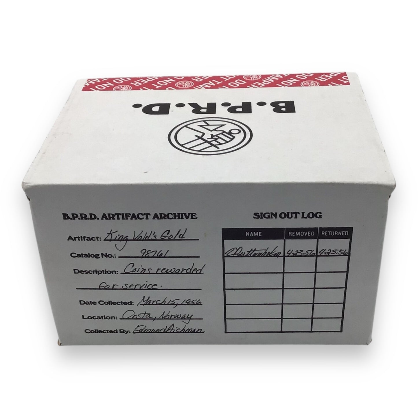 Hellboy BPRD Artifact Archive - King Vold's Gold Limited Edition 115/500