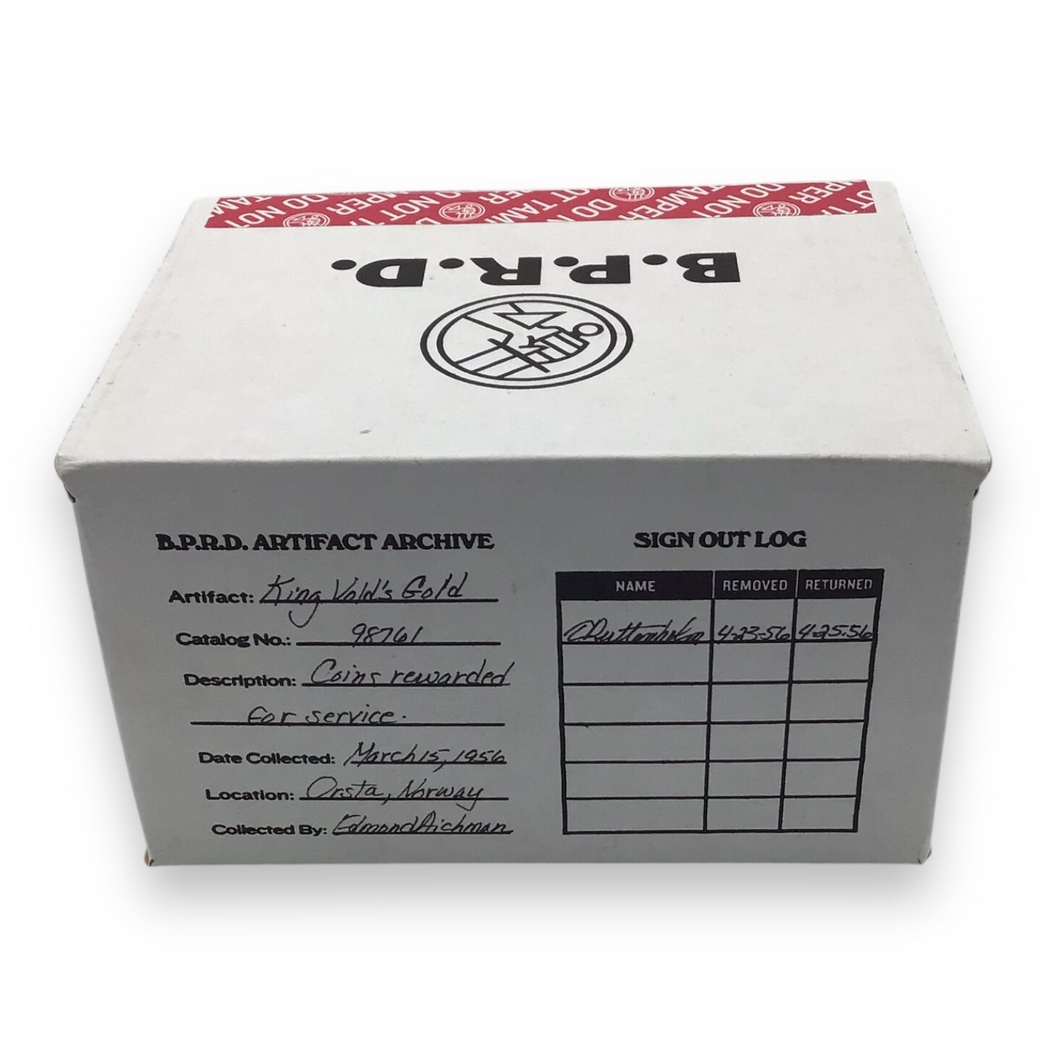 Hellboy BPRD Artifact Archive - King Vold's Gold Limited Edition 115/500