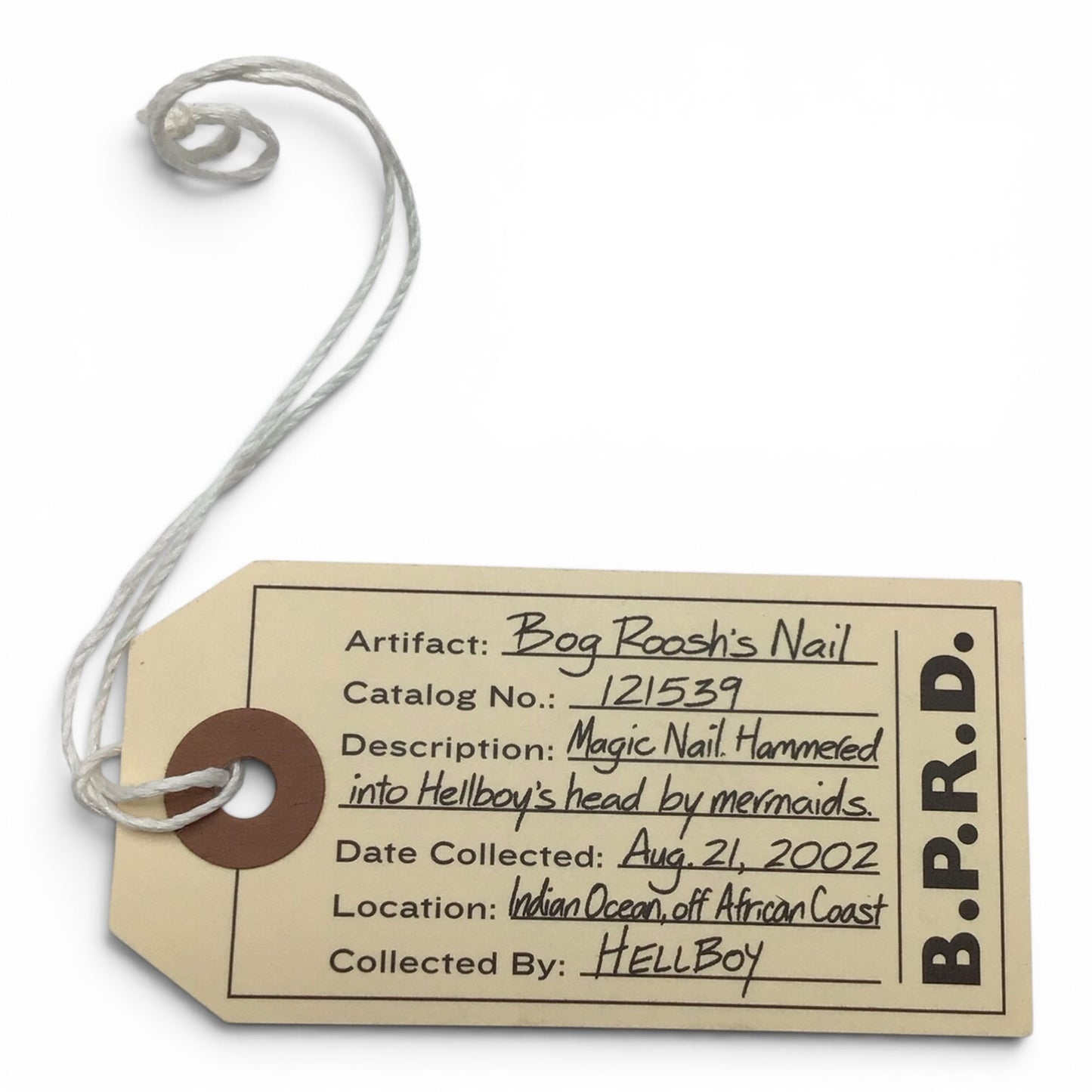 Hellboy B.P.R.D. Artifact Archive - Bog Roosh's Nail