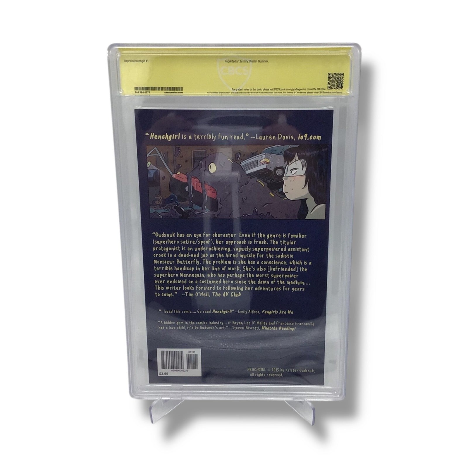 Henchgirl #1 (TerrifiCon Exclusive, 2016) CBCS 9.8 | Signed Kristen Gudsnuk