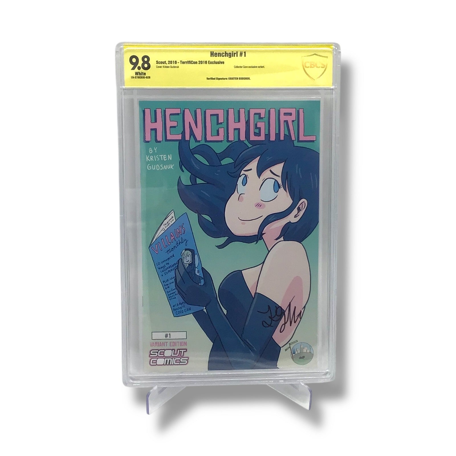 Henchgirl #1 (TerrifiCon Exclusive, 2016) CBCS 9.8 | Signed Kristen Gudsnuk