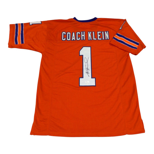 Henry Winkler Signed Coach Klein Orange Jersey XL – The Waterboy – JSA