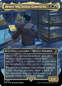 Henry Wu, InGen Geneticist - Borderless Emblem Universes Beyond Jurassic World Collection