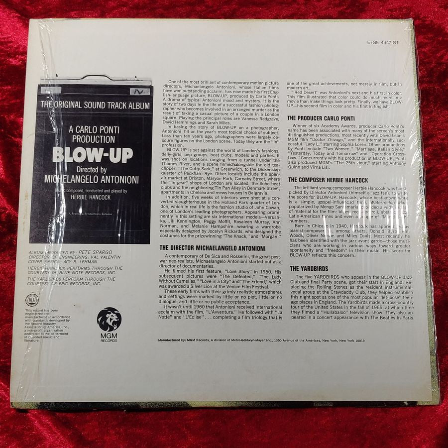 Herbie Hancock - Blow Up - Soundtrack LP