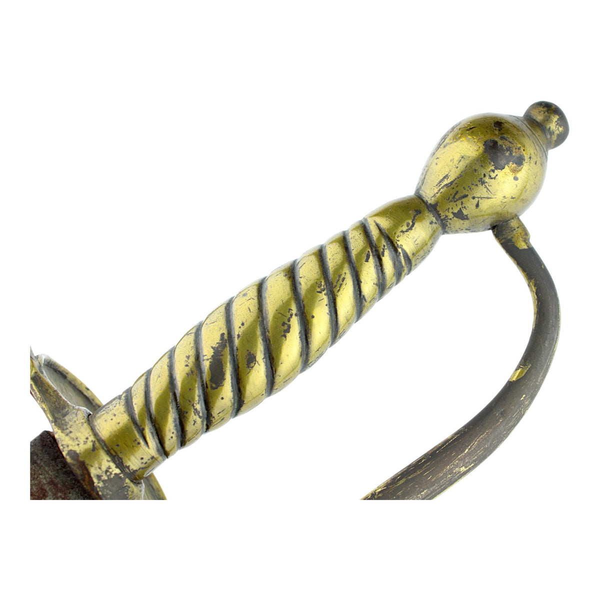 Hessian Model 1716 Hanger with Rare Original Leather Scabbard, Revolutionary War Era