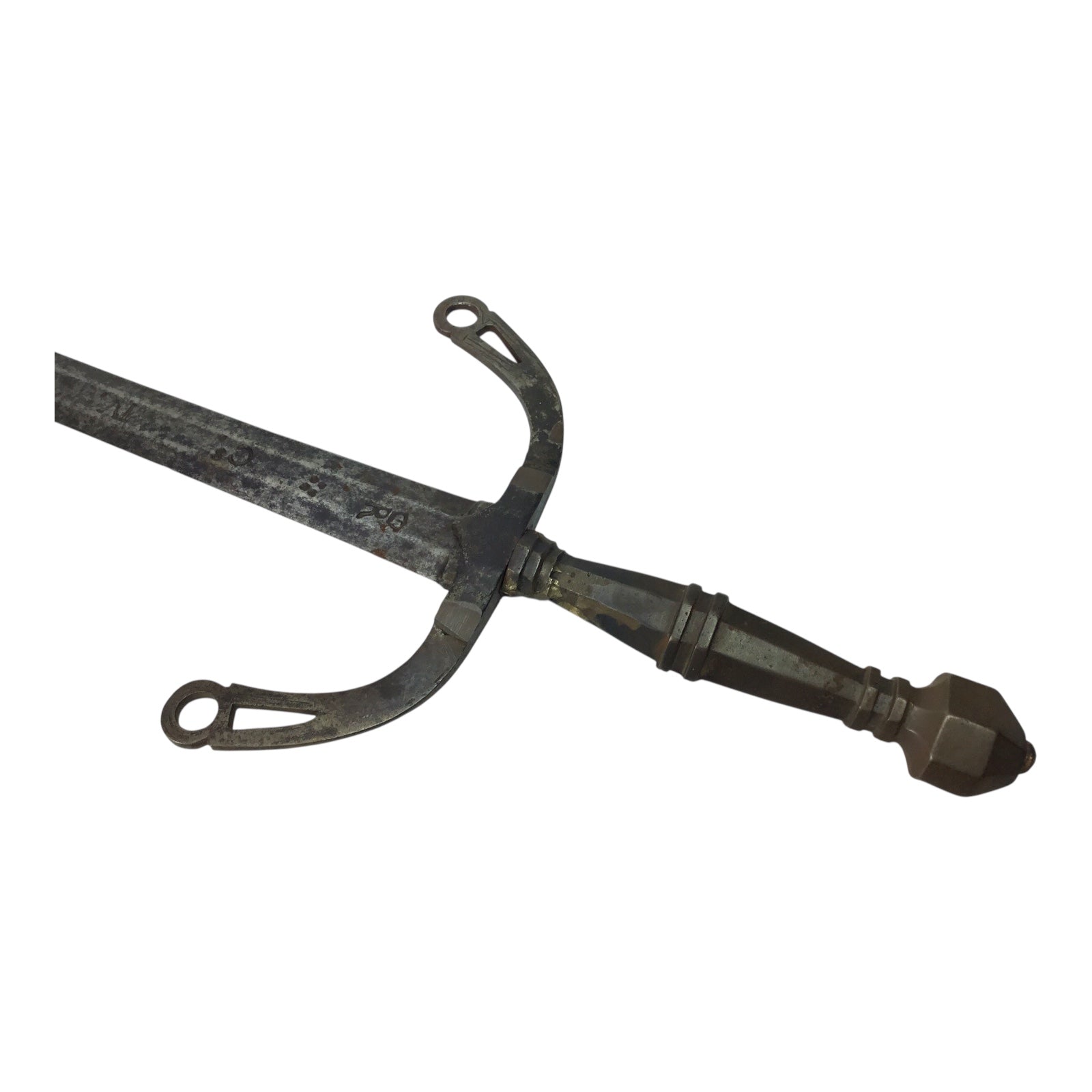 Highly Marked Spanish Sword Dated 1792 with Extensive Blade Inscriptions