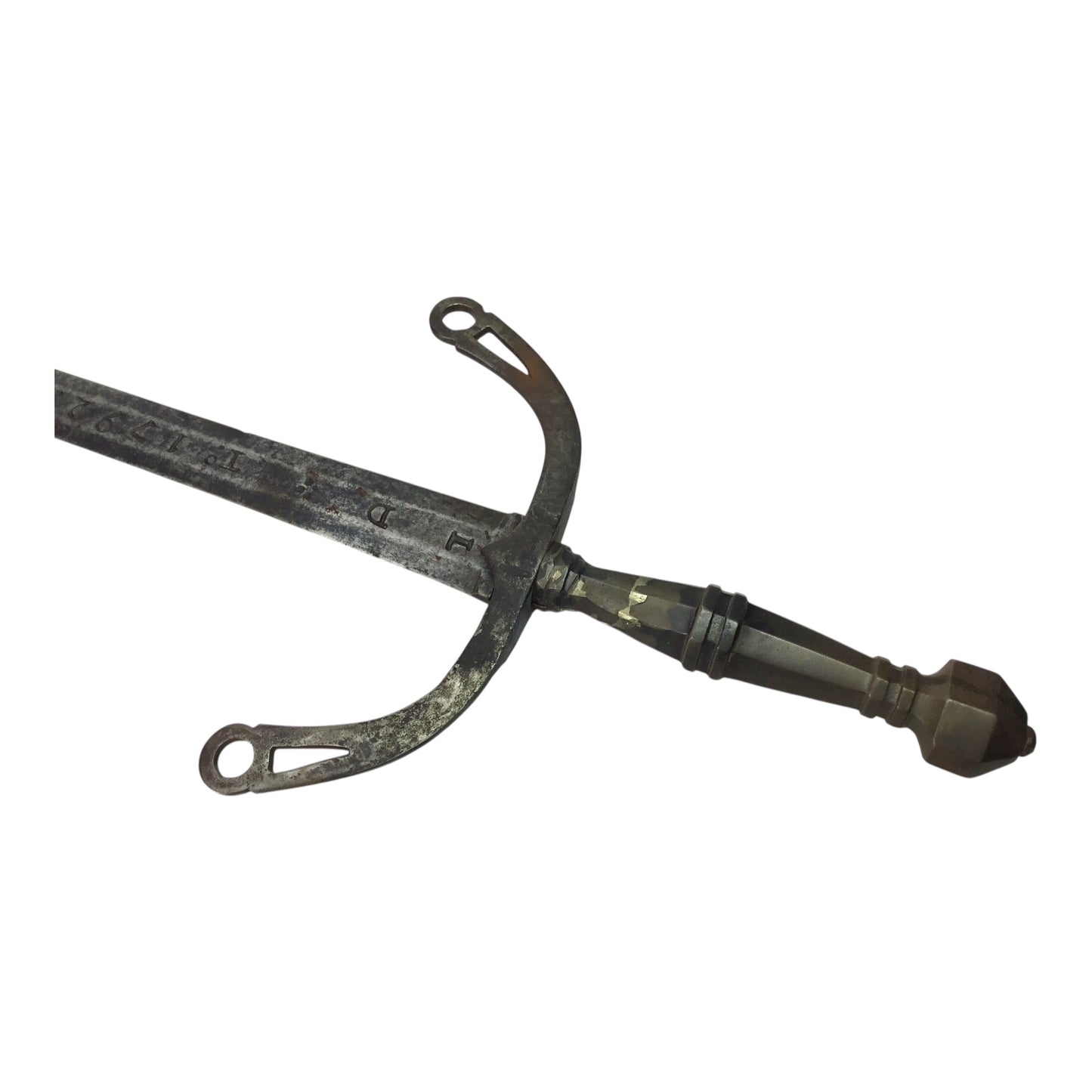 Highly Marked Spanish Sword Dated 1792 with Extensive Blade Inscriptions