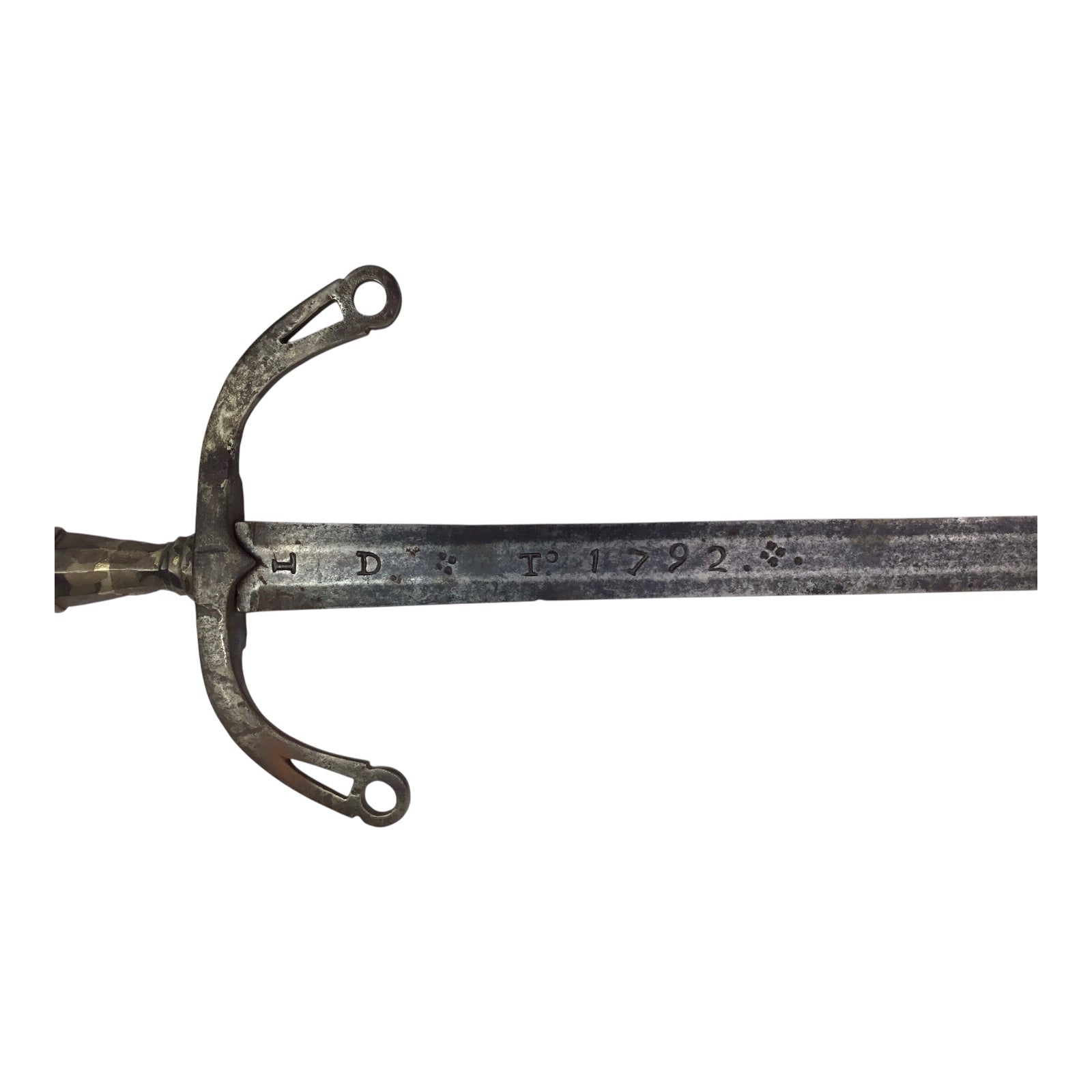 Highly Marked Spanish Sword Dated 1792 with Extensive Blade Inscriptions