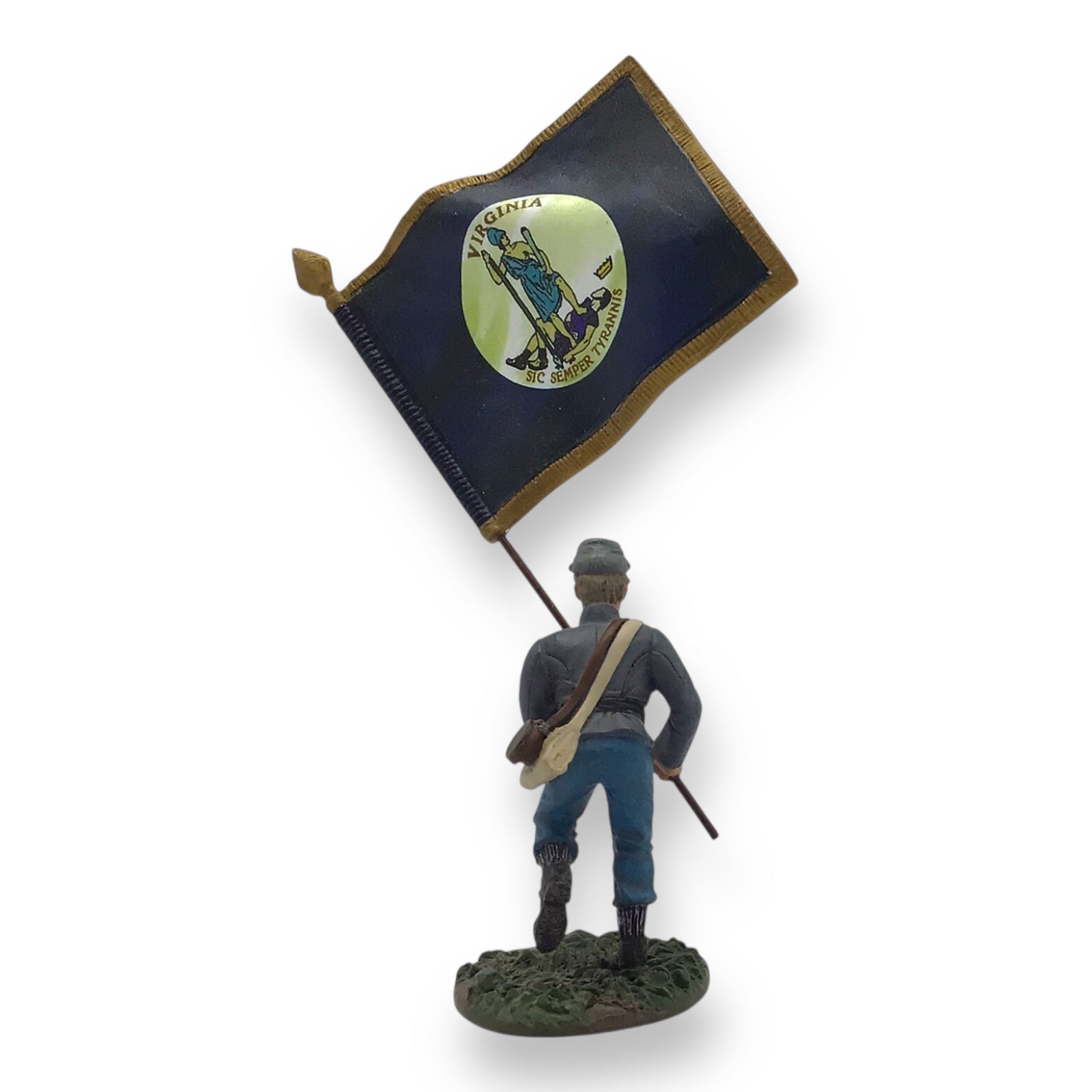 History Works ACW18609 Confederate Virginia Flagbearer 1/30 Scale Metal Figure