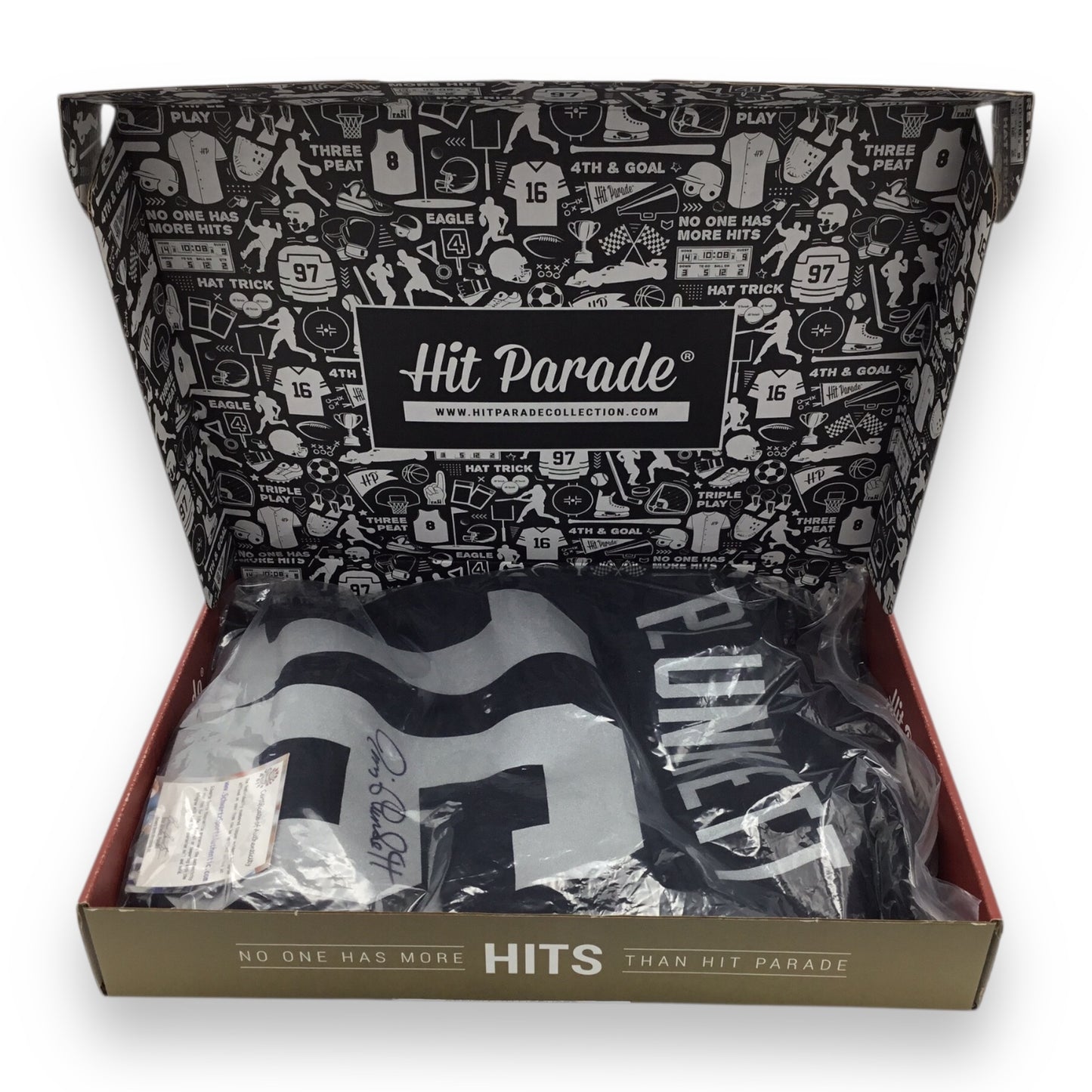 Hit Parade Autographed Football Jersey - Jim Plunkett