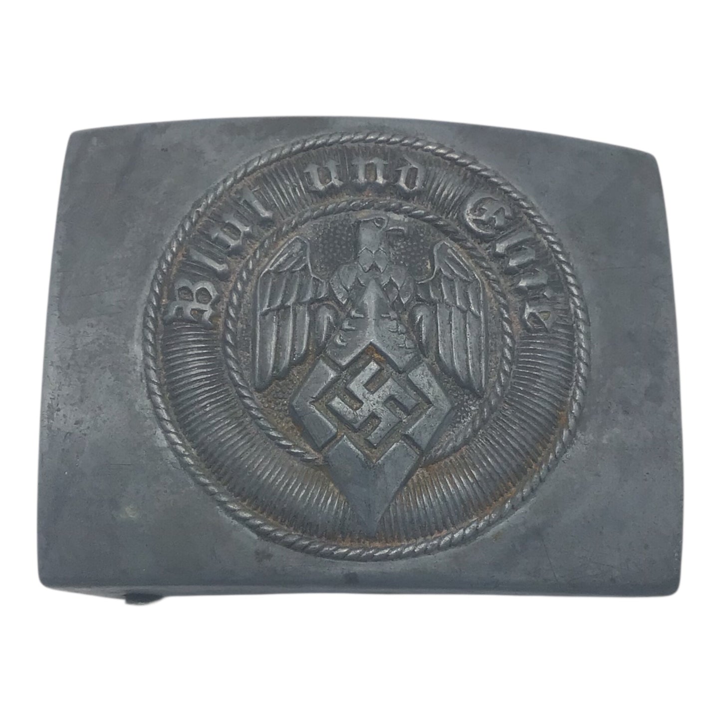 Hitler Youth (HJ) Belt Buckle RZM 4/44 by Paul Kramer & Co.