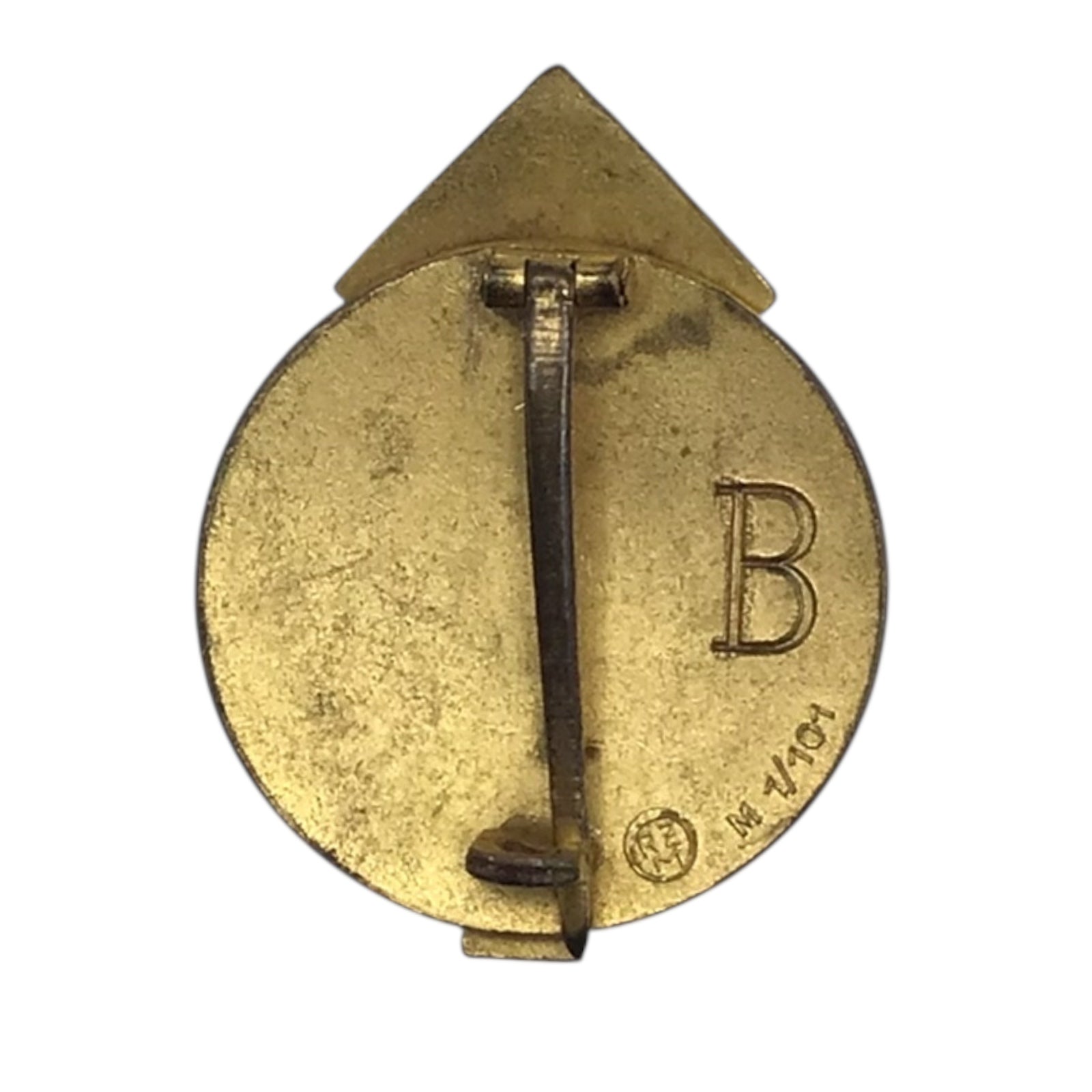 Hitler Youth (HJ) Golden Leaders Sport Badge w/ Miniature Pin RZM M1/101