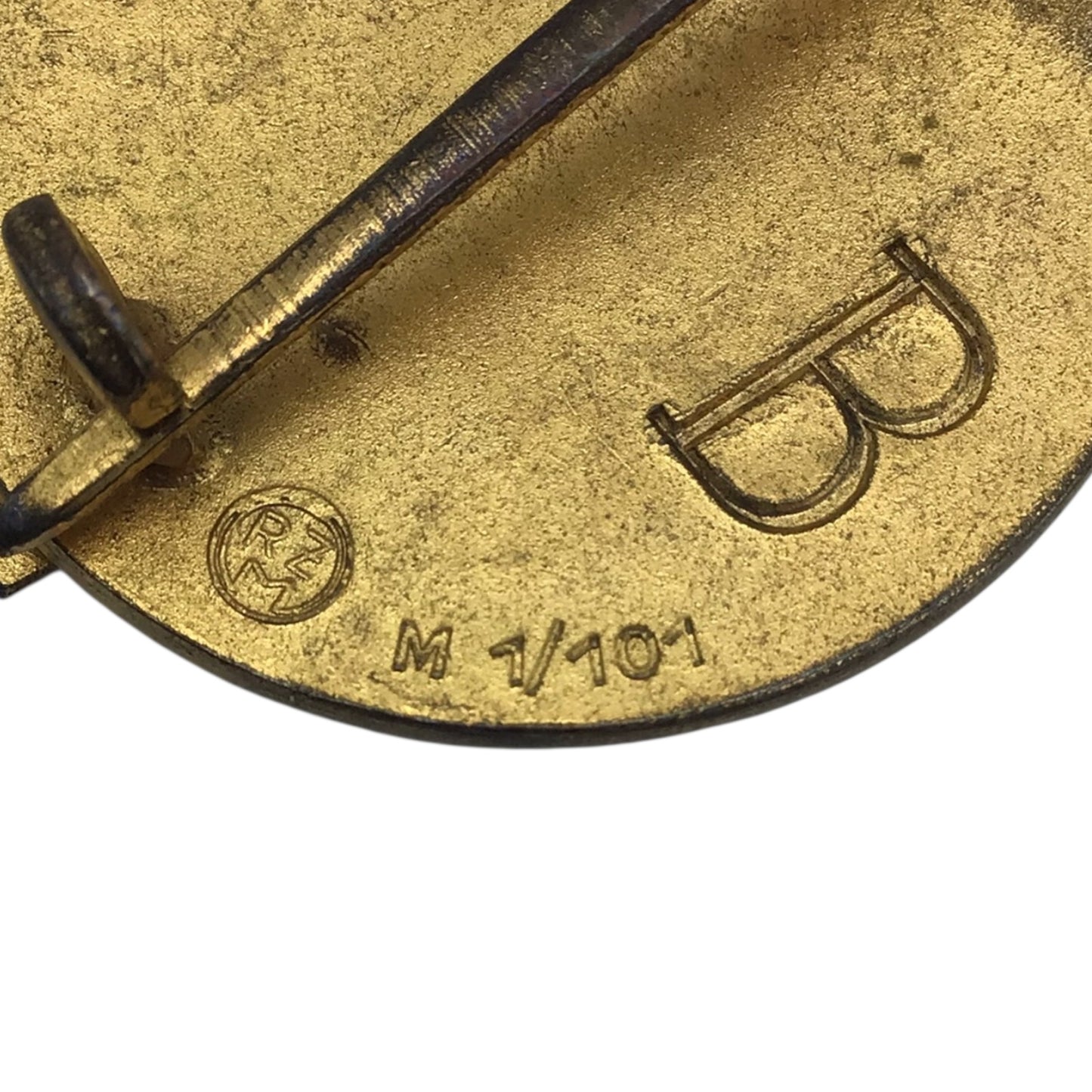 Hitler Youth (HJ) Golden Leaders Sport Badge w/ Miniature Pin RZM M1/101