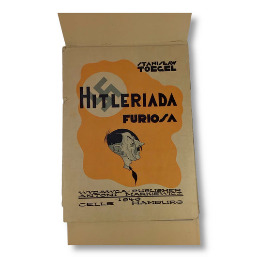 Hitleriada Furiosa 1946 Stanisław Toegel Rare Anti-Nazi Satire Artwork
