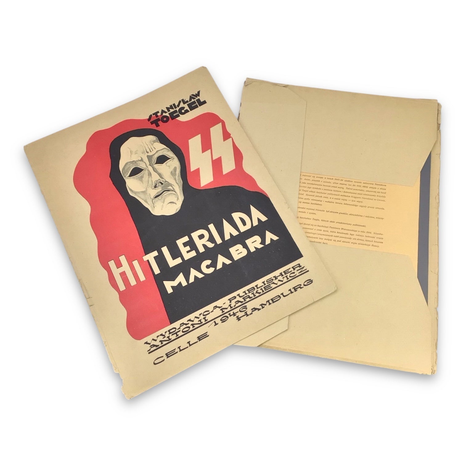 Hitleriada Macabra 1946 Stanisław Toegel Rare Anti-Nazi Satire Artwork