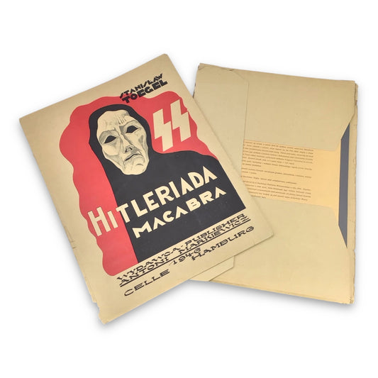 Hitleriada Macabra 1946 Stanisław Toegel Rare Anti-Nazi Satire Artwork
