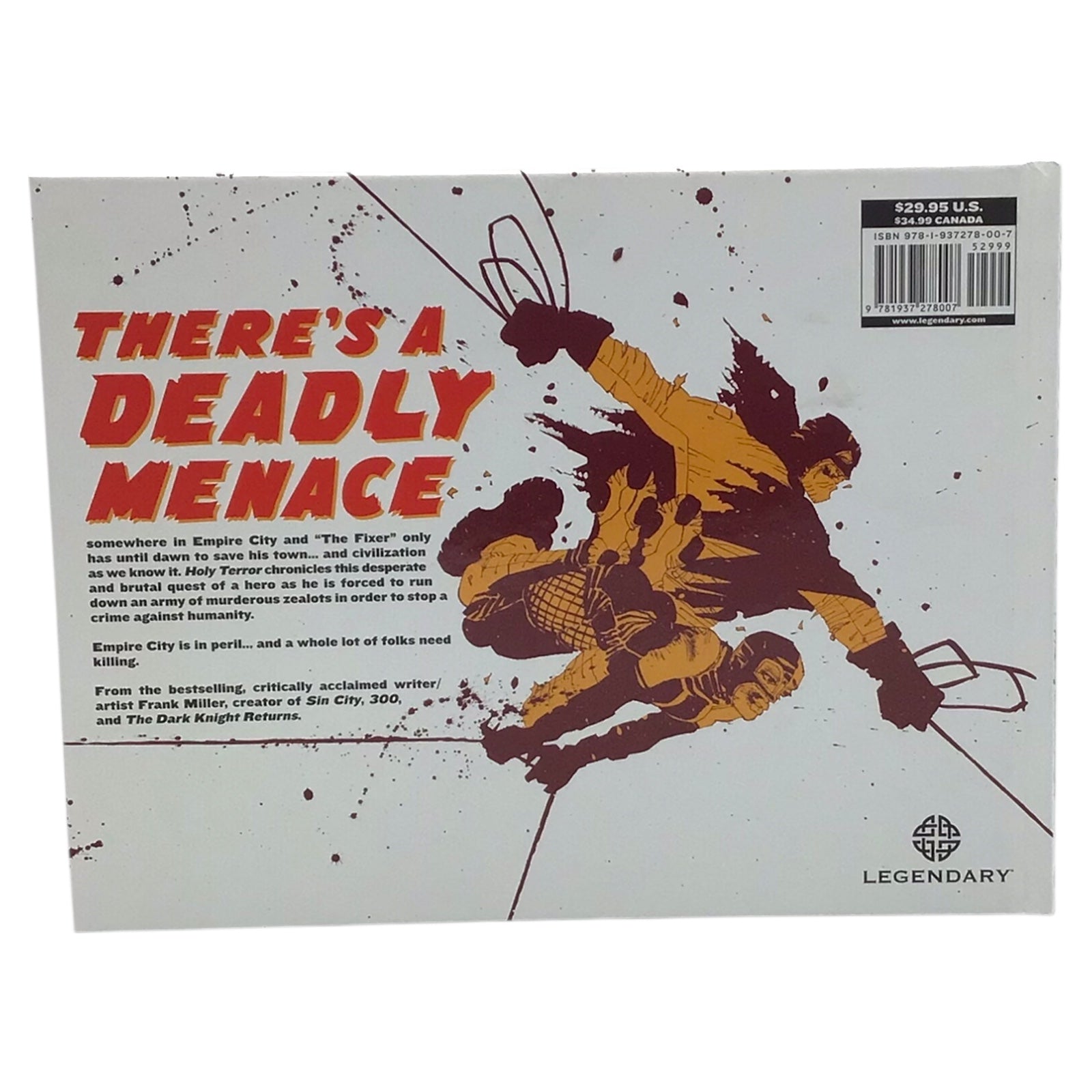 Holy Terror – Hardcover by Frank Miller (Legendary Comics)