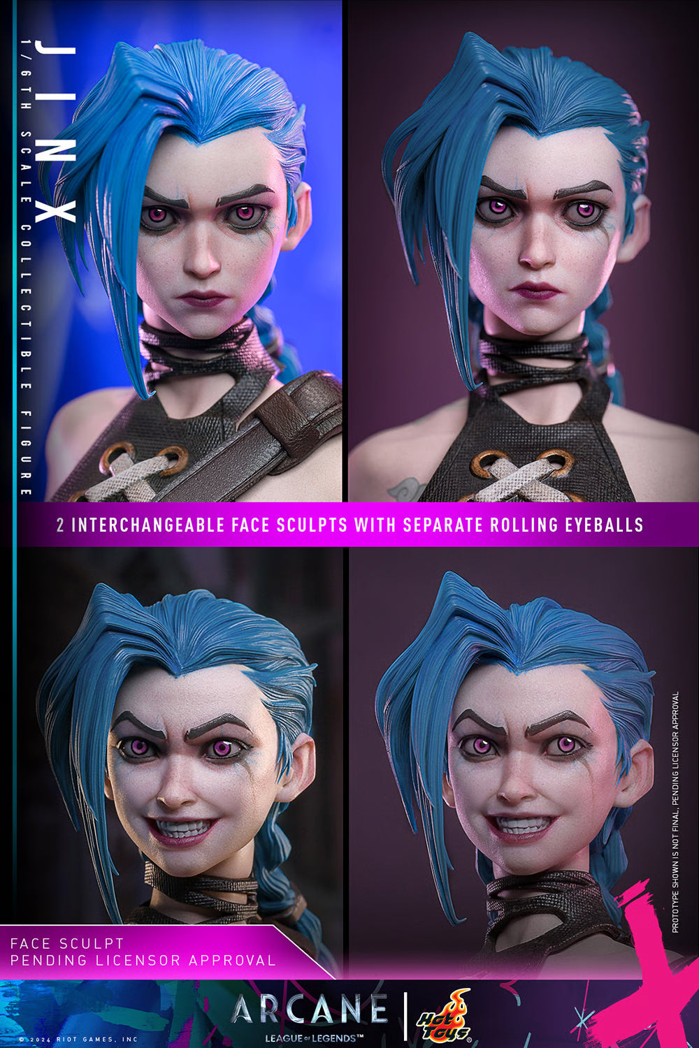 Hot Toys Arcane Jinx 1/6 Scale Figure New in Box