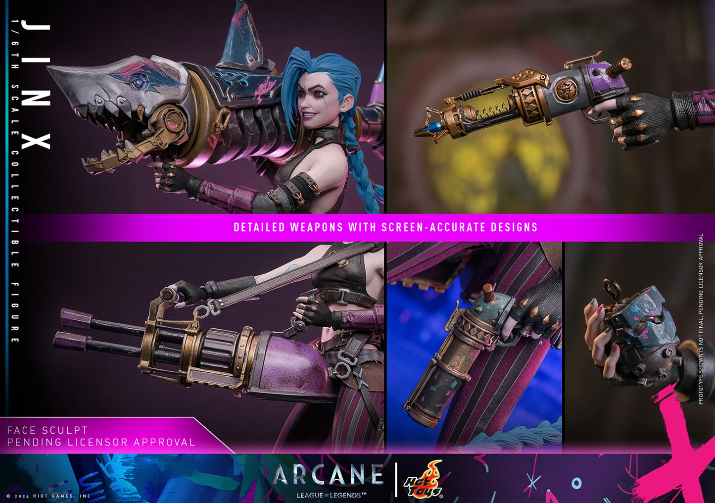 Hot Toys Arcane Jinx 1/6 Scale Figure New in Box