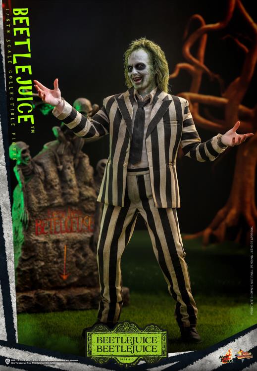 Hot Toys Beetlejuice Beetlejuice 1/6 Scale Collectible Figure MMS767 – New Sealed