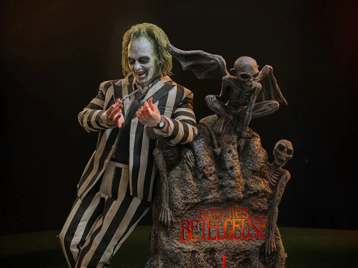 Hot Toys Beetlejuice Beetlejuice 1/6 Scale Collectible Figure MMS767 – New Sealed