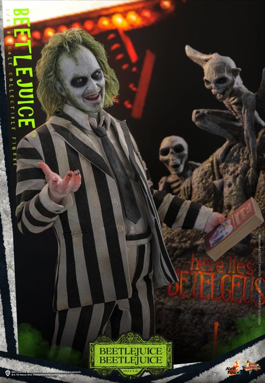 Hot Toys Beetlejuice Beetlejuice 1/6 Scale Collectible Figure MMS767 – New Sealed