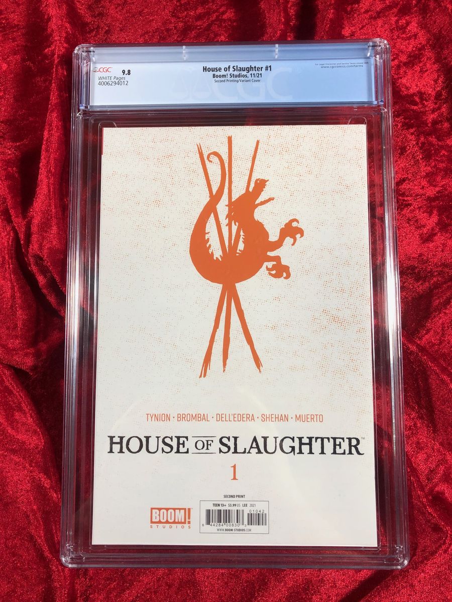 House of Slaughter #1 (2nd Print Variant) - CGC 9.8 - Boom! 2021