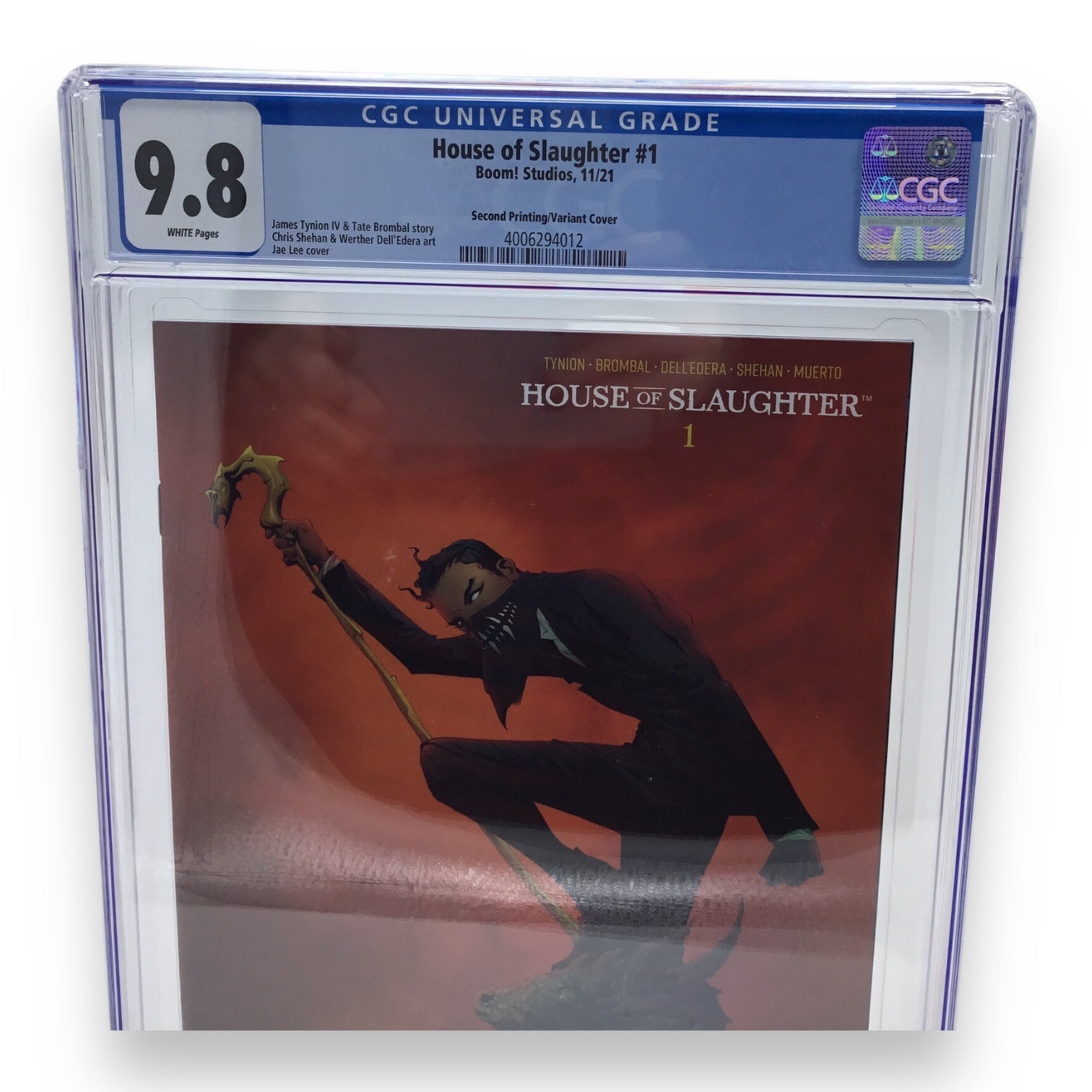 House of Slaughter #1 (2nd Print Variant) CGC 9.8 - Boom! Studios 2021