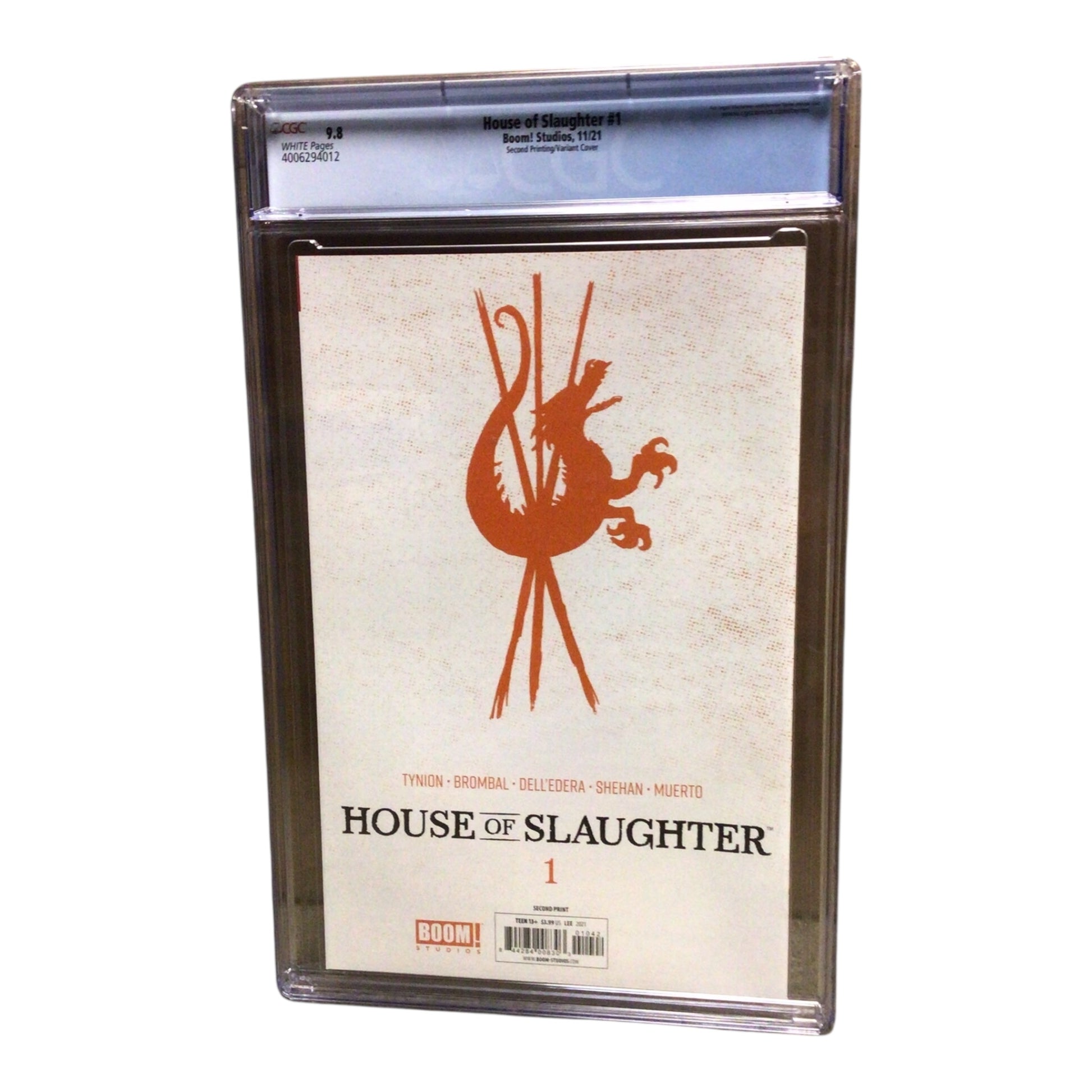House of Slaughter #1 (Second Printing, Jae Lee 1:10 Retailer Variant), CGC 9.8