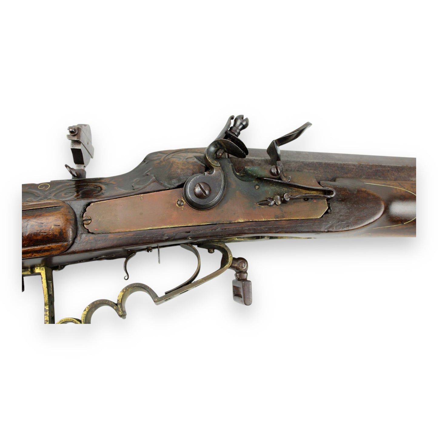 Huge Rare Kliener .62 Caliber 16th c.e Wheel-lock Rifle Converted to Flintlock