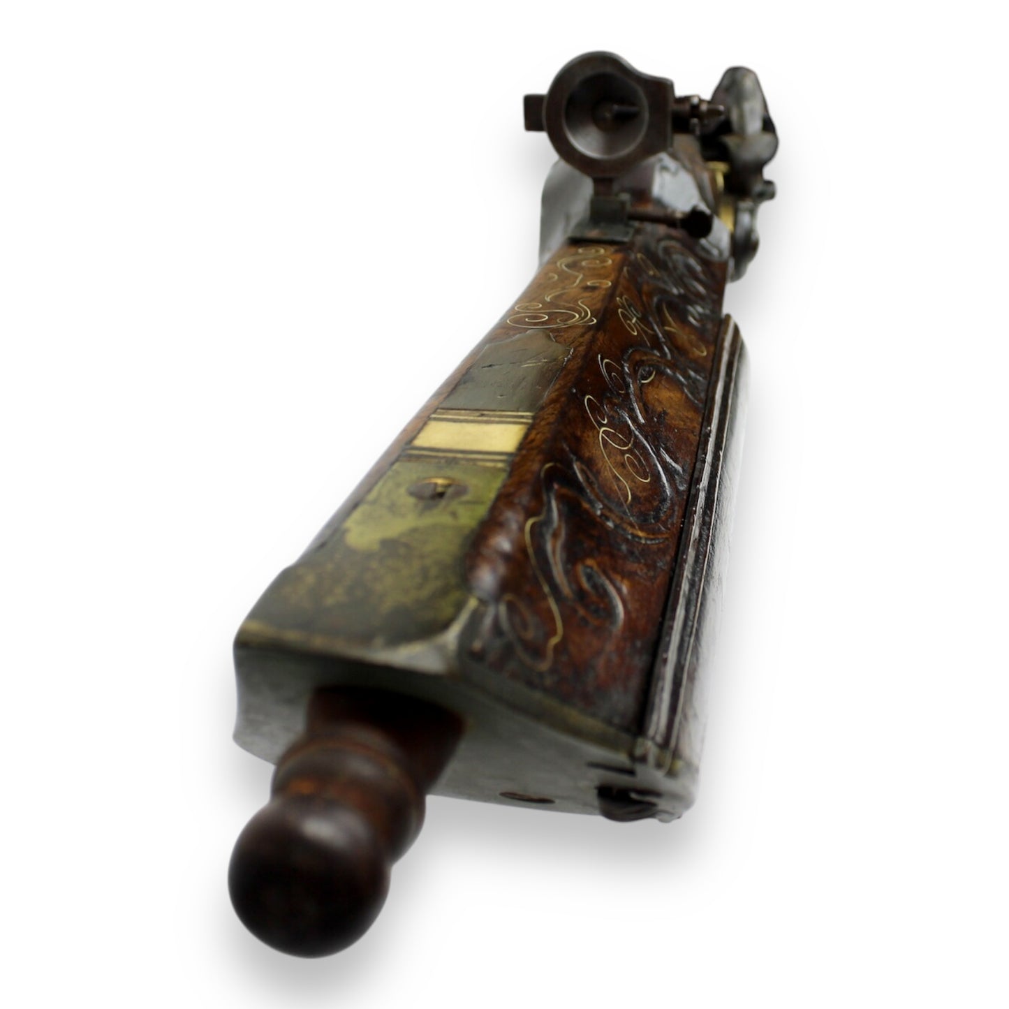 Huge Rare Kliener .62 Caliber 16th c.e Wheel-lock Rifle Converted to Flintlock