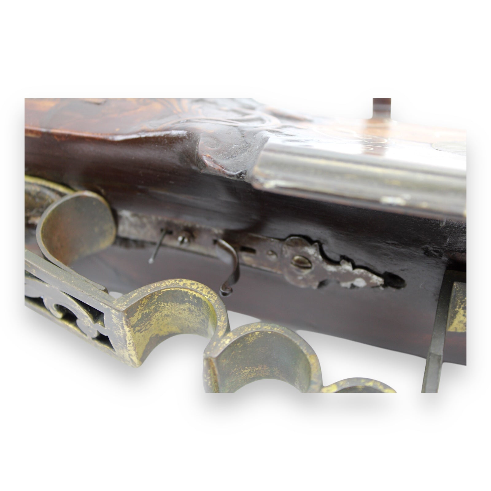 Huge Rare Kliener .62 Caliber 16th c.e Wheel-lock Rifle Converted to Flintlock