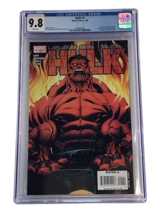 Hulk #1 (2008) - CGC 9.8 - First Appearances of Red Hulk, She-Hulk, Iron Man, Doc Samson, & Winter Guard!