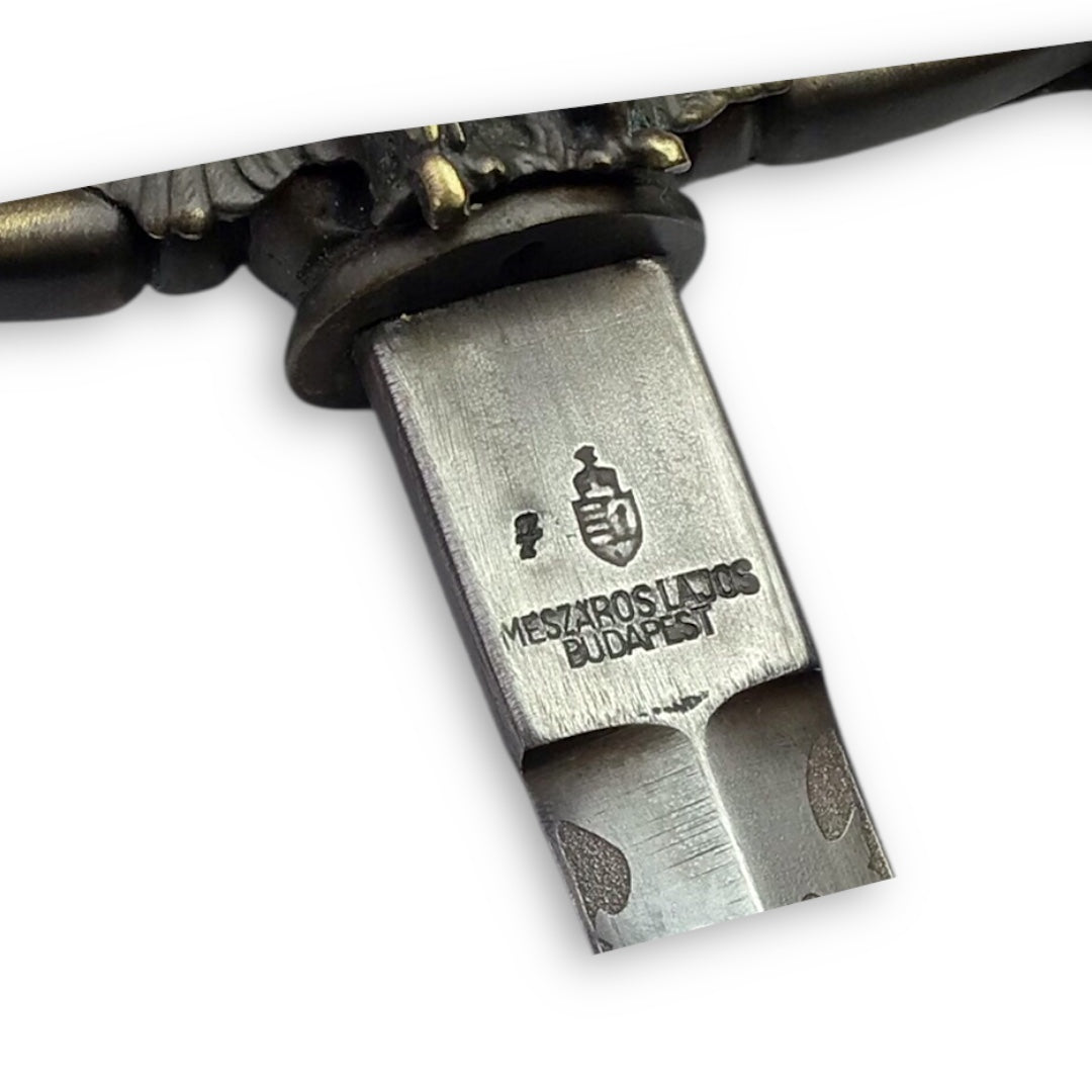 Hungarian WW2 1943 Air Force Parade Dagger Named to Lt. Levente Bognar