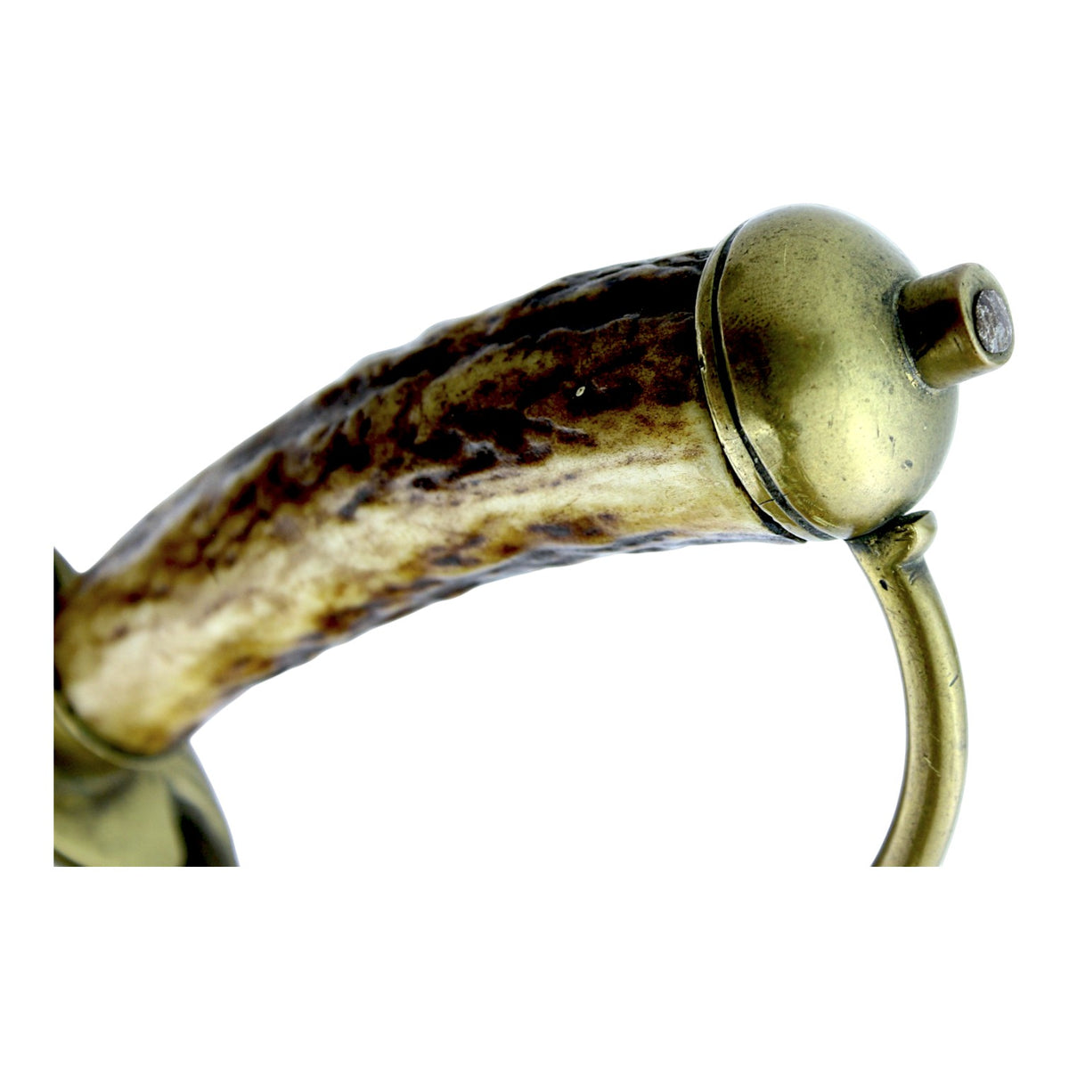 Hunting Hanger Sword with Antler Grip, Clamshell Guard & Frederick FR Stamp - c.1740-1760