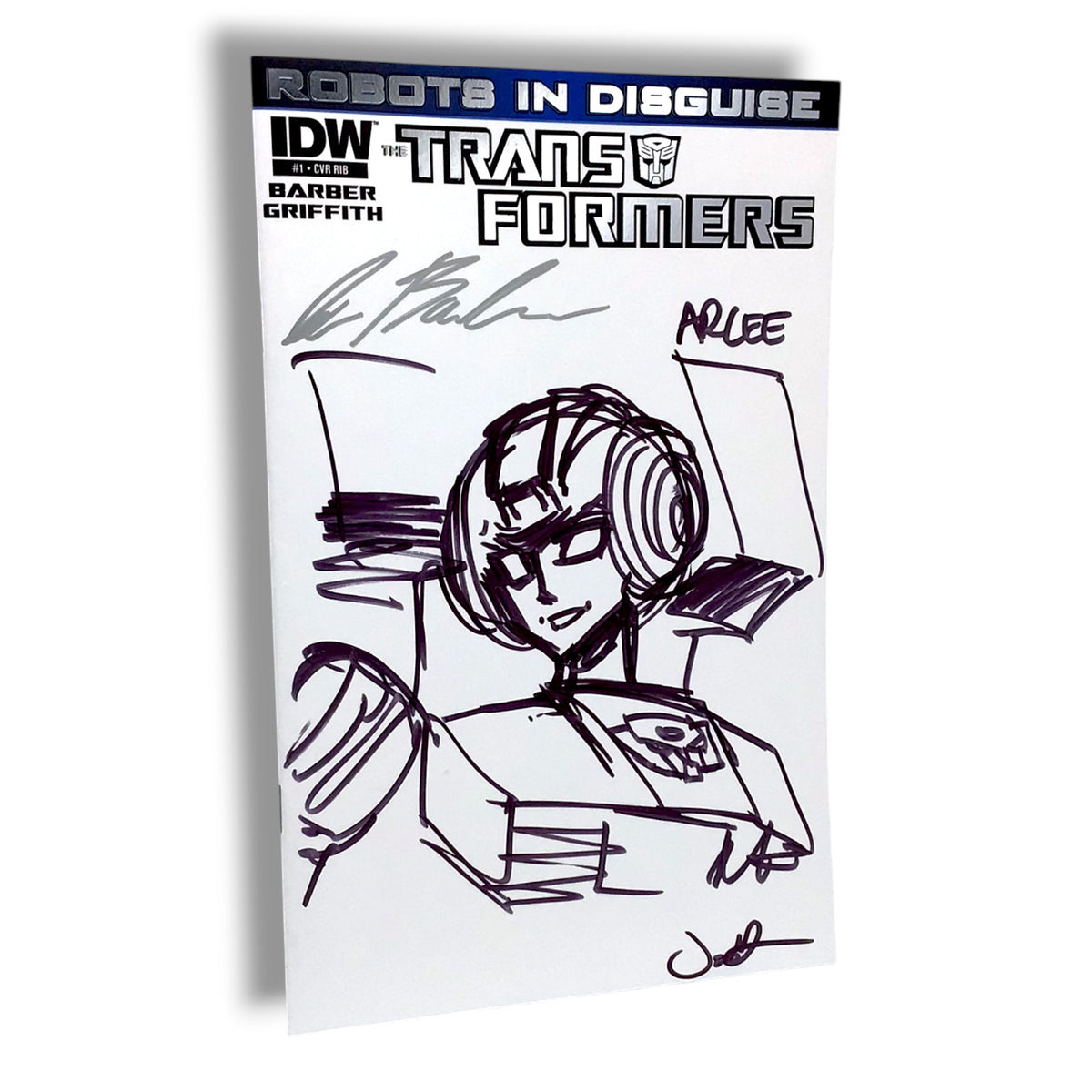IDW Transformers: Robots in Disguise #1 (2012) Signed by John Barber