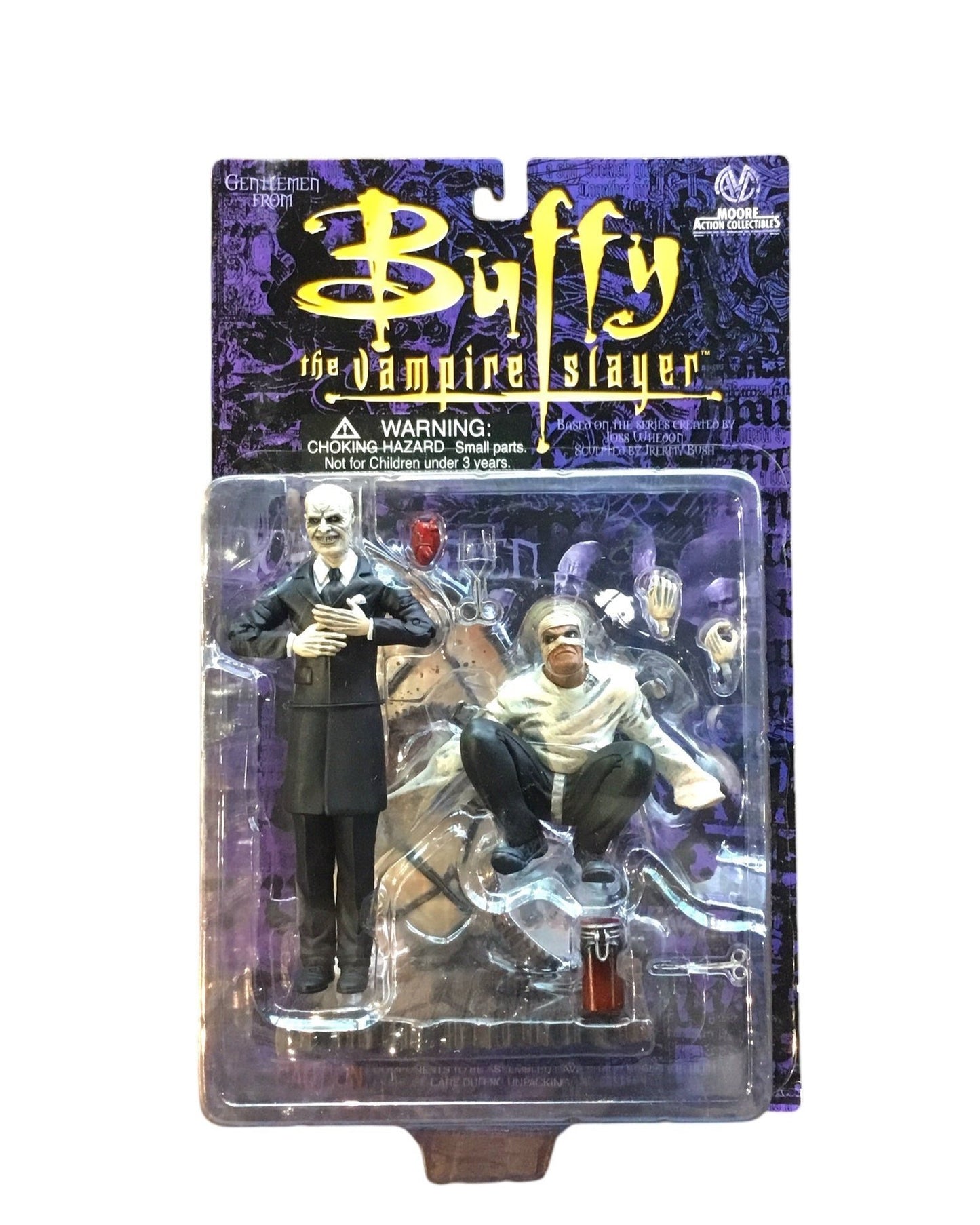 2001 BUFFY THE VAMPIRE SLAYER GENTLEMEN RARE & RETIRED UNOPENED!