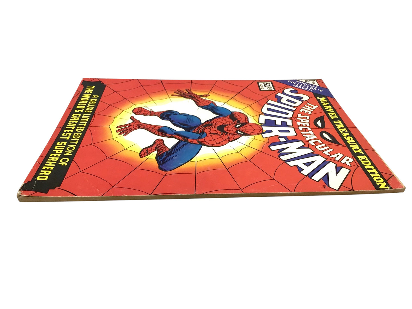 Marvel Treasury Edition #1 The Spectacular Spider-Man (1974) – Spider-Man Special Collector's Issue Comic Book - Very Fine