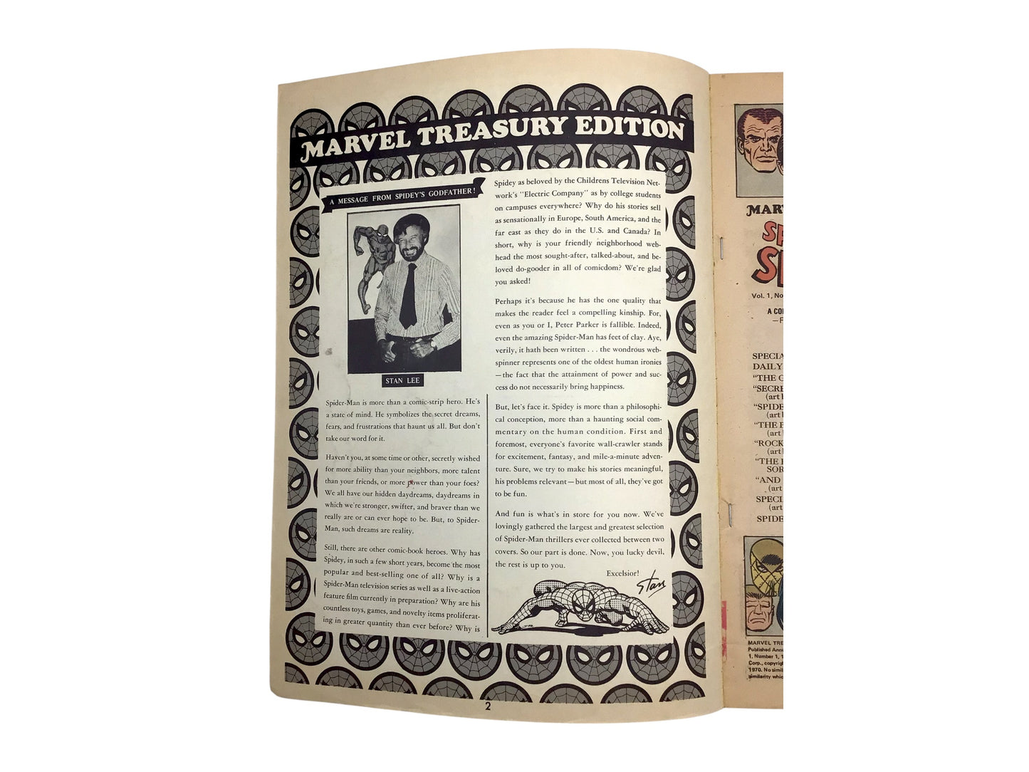 Marvel Treasury Edition #1 The Spectacular Spider-Man (1974) – Spider-Man Special Collector's Issue Comic Book - Very Fine