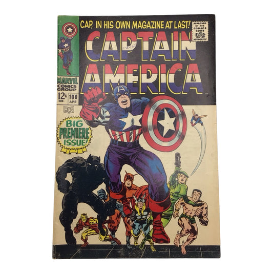 Marvel Comics Captain America #100 - Big Premier Issue