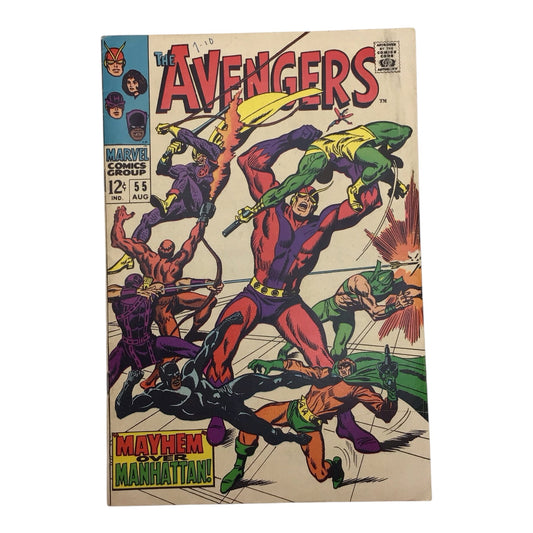Marvel Comics The Avengers #55 - Mayhem Over Manhattan!