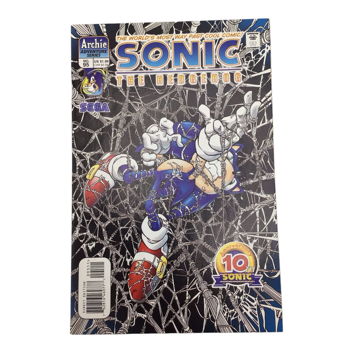 Sonic the Hedgehog Comic #95 - 10th Anniversary