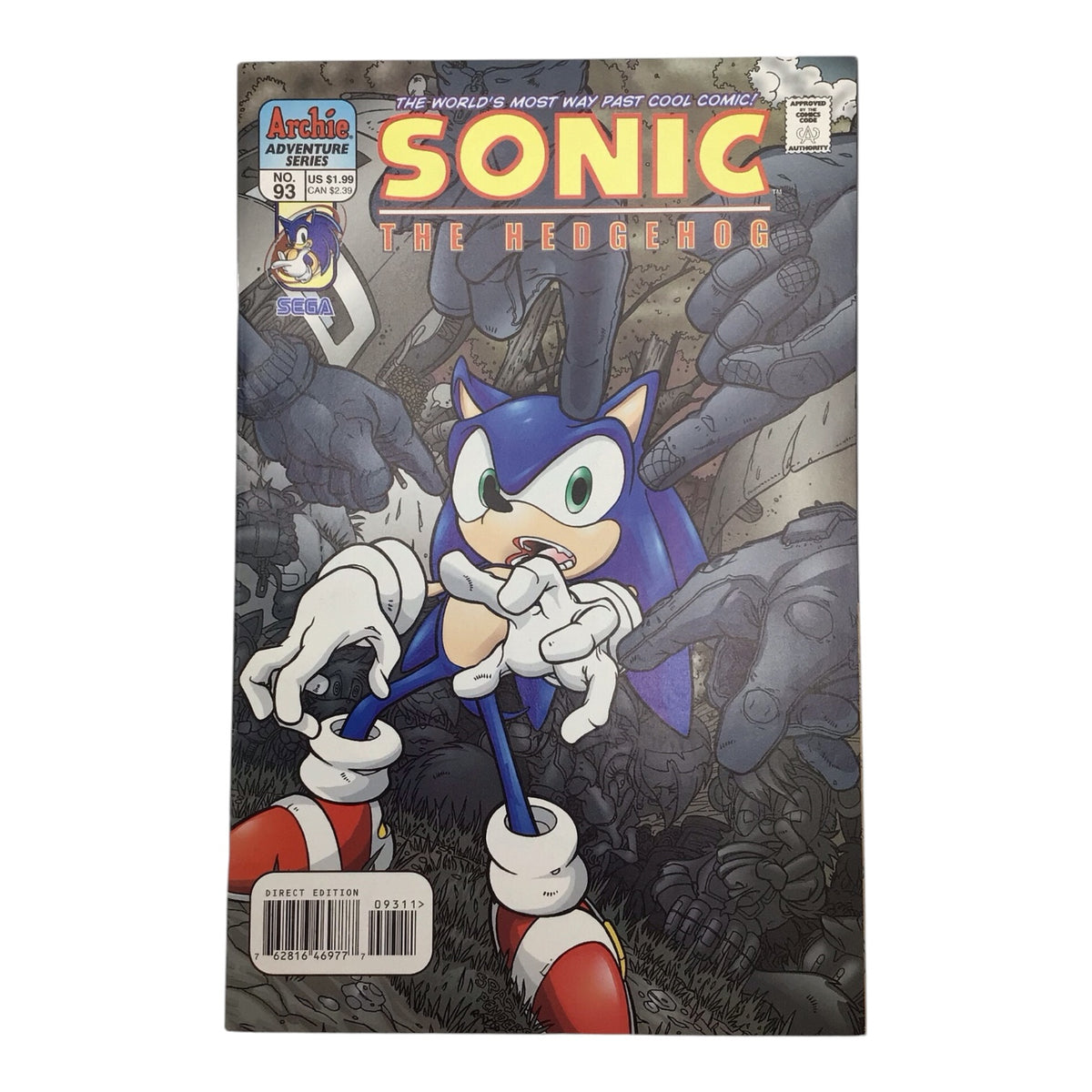 Sonic the Hedgehog Comic #93 - Archie Adventure Series