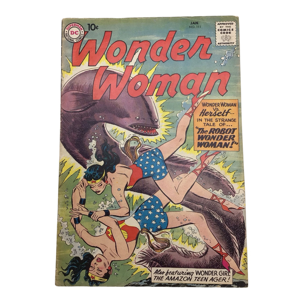 DC Comics Wonder Woman #111 - The Robot Wonder Woman!