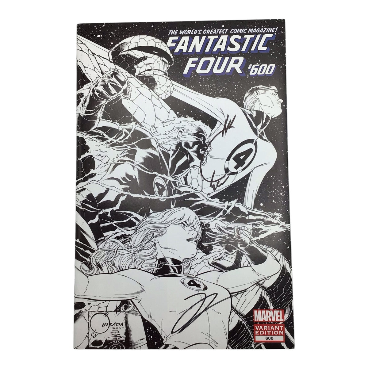 Fantastic Four #600 - Signed by Joe Quesada & Johnathan Hickman