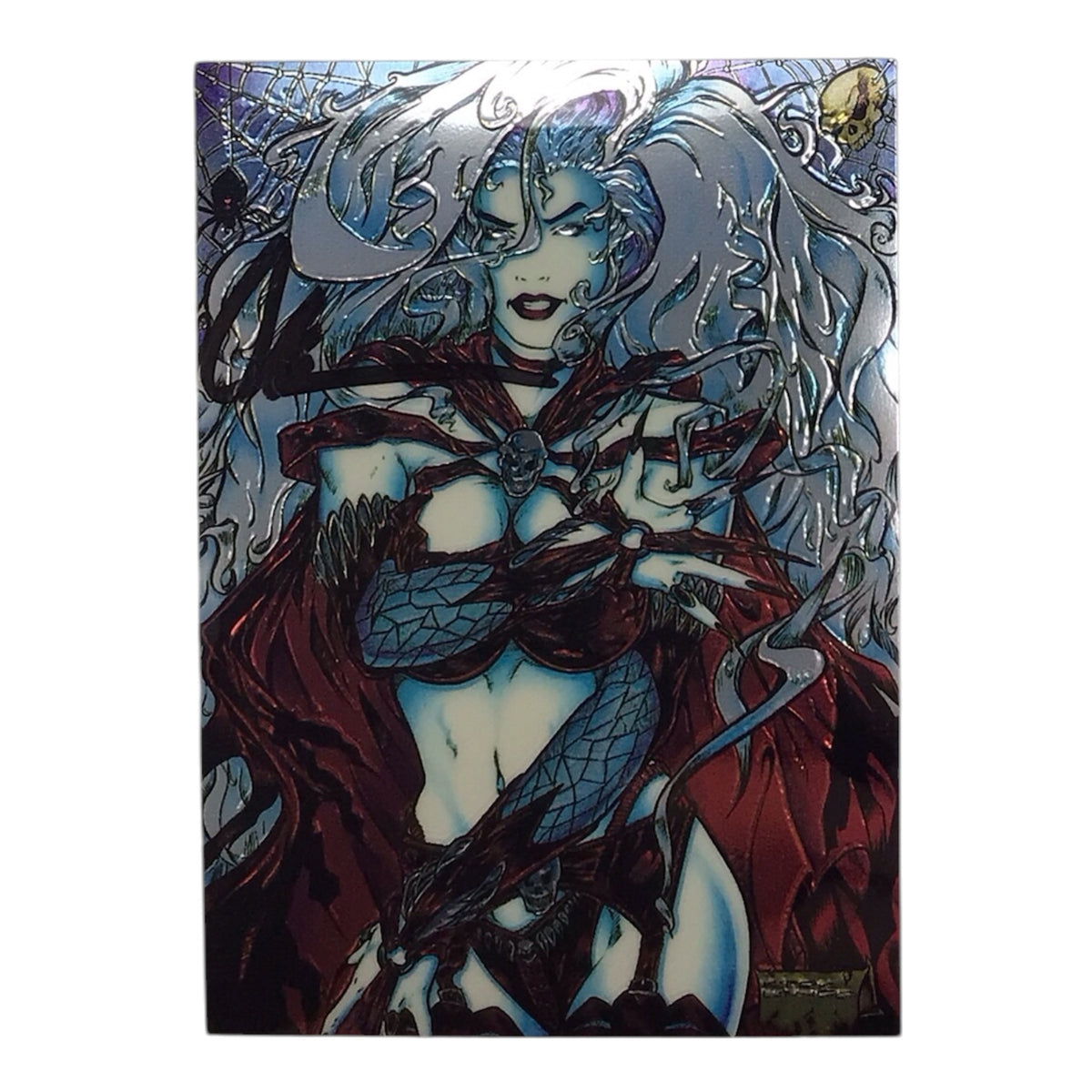 Lady Death Chromium Card #81 Signed by Brian Pulido - COA
