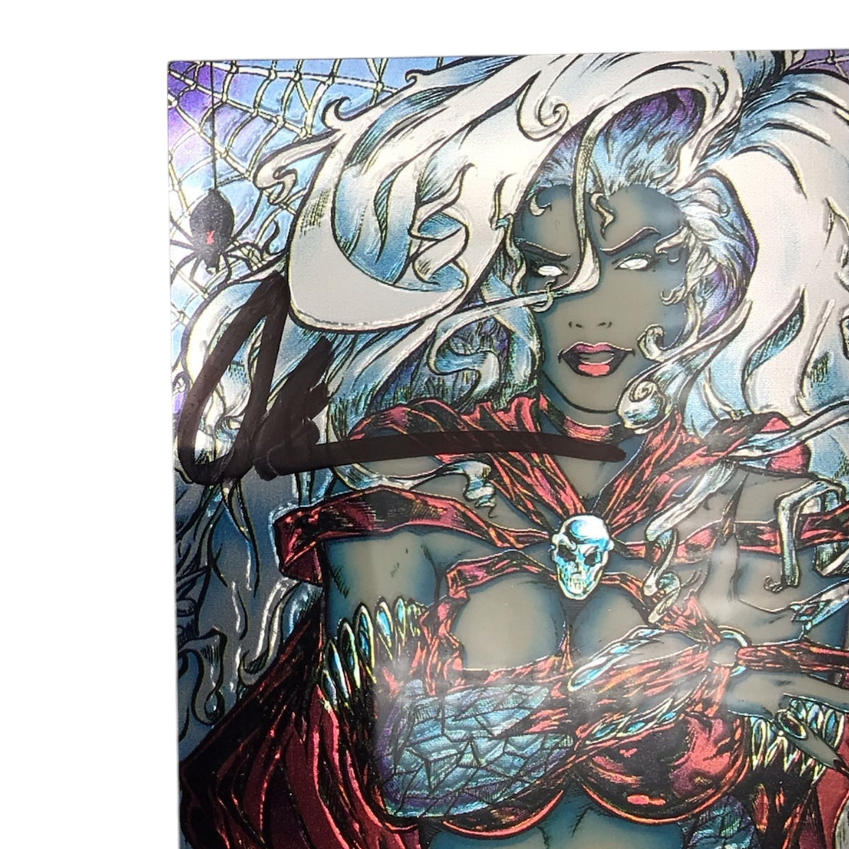 Lady Death Chromium Card #81 Signed by Brian Pulido - COA